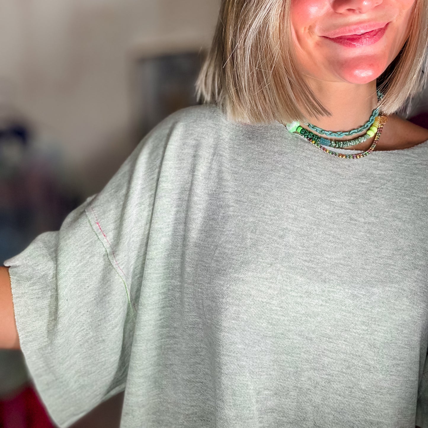 Signature Style Tee — French Terry Hey Heather Grey