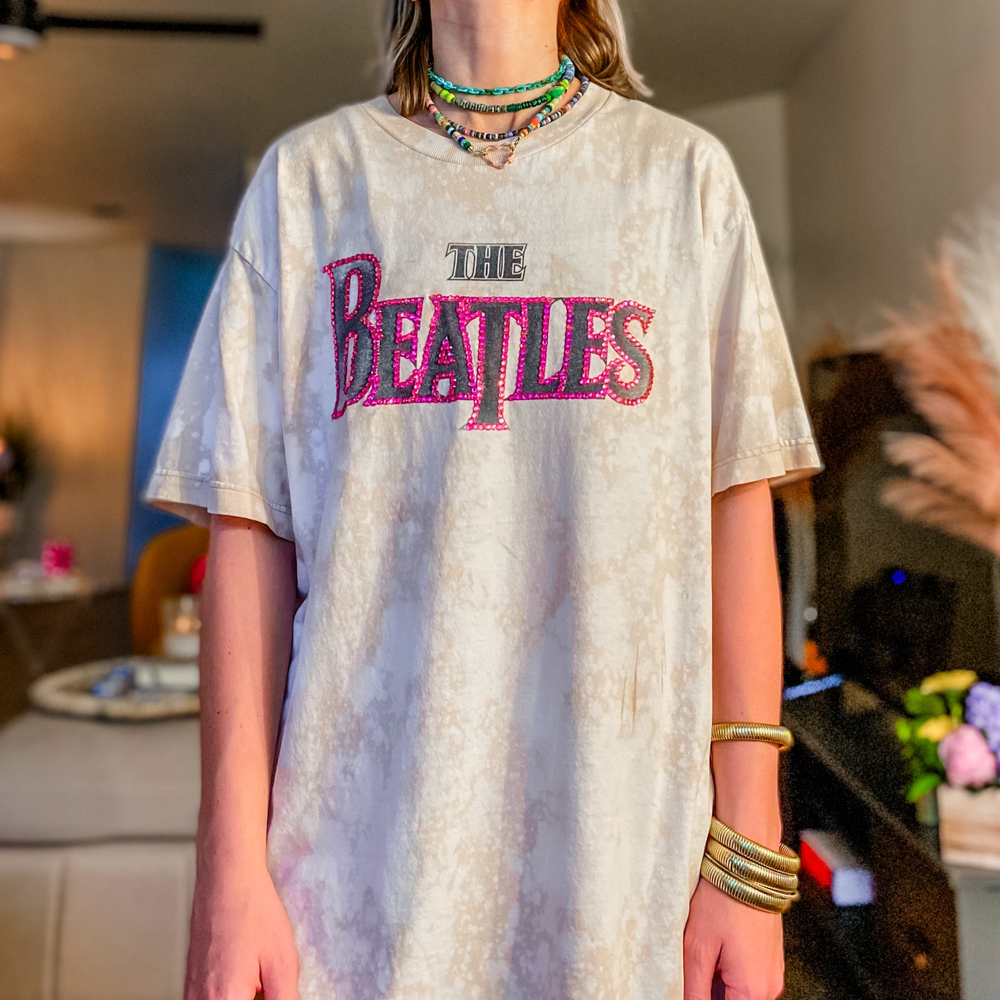 Blinged Beatles Tee