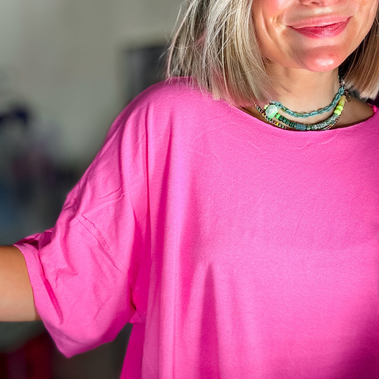 Signature Style Tee — Hot Pink