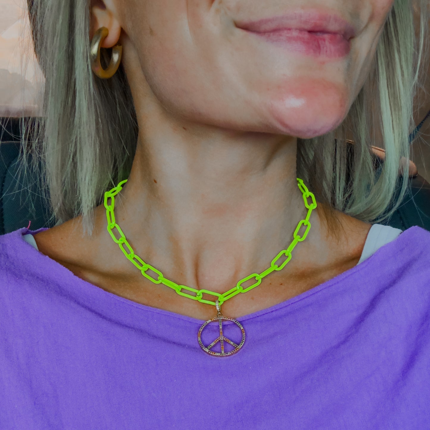 High Voltage Neon Necklace