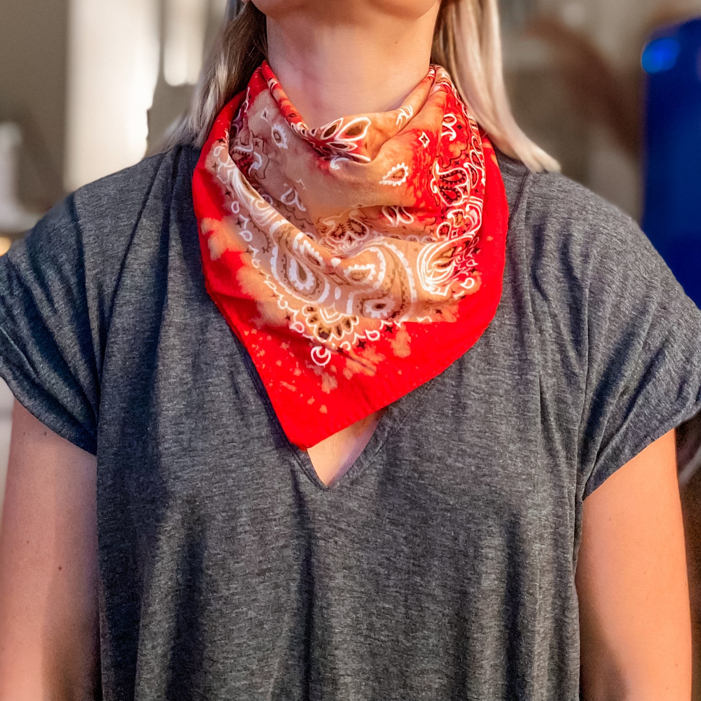 Be Bold Bleached Bandana