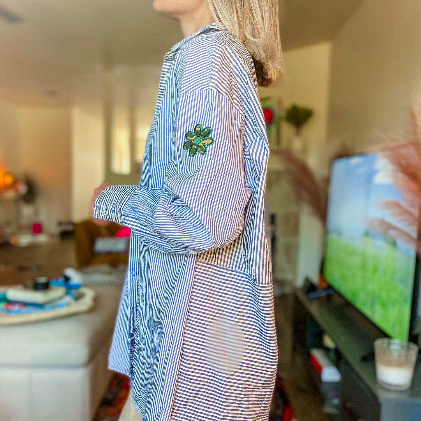 Sassy in Stripes Button Up