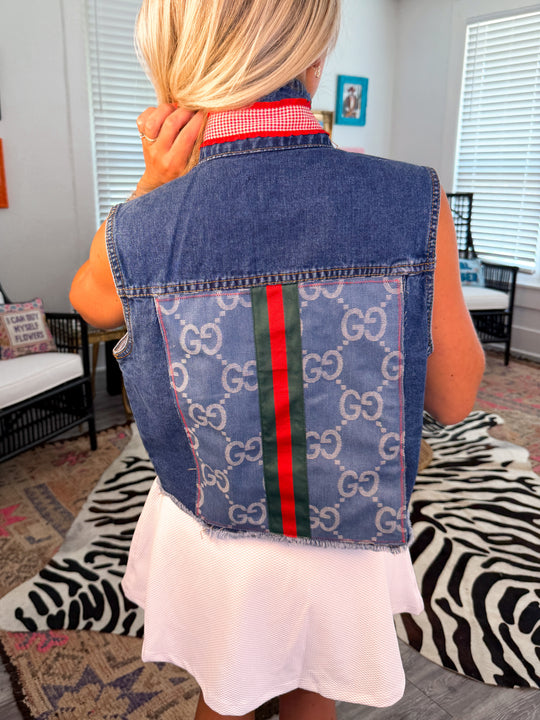 Denim on Denim Vest