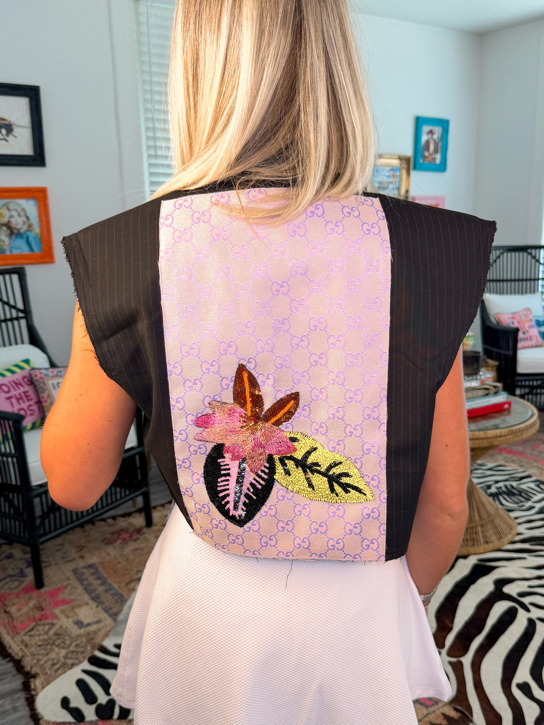 Purple Rain Blazer Vest