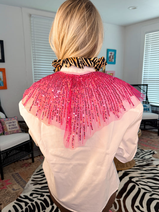 Frilly, Fun, &amp; Feline Button Up