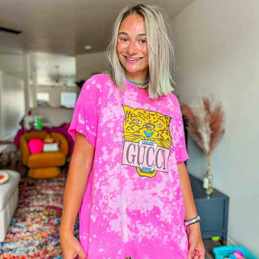 Tickled in Pink Tiger Tee