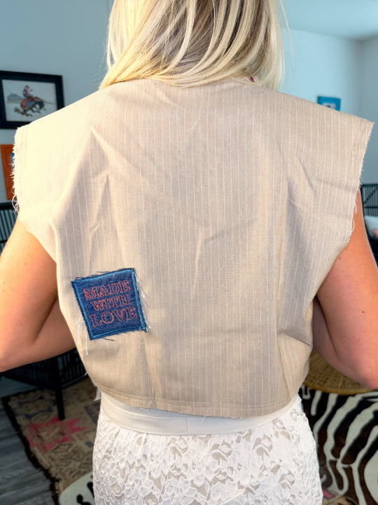 Made with Love Blazer Vest