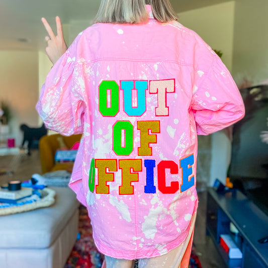 Out of Office Button Up