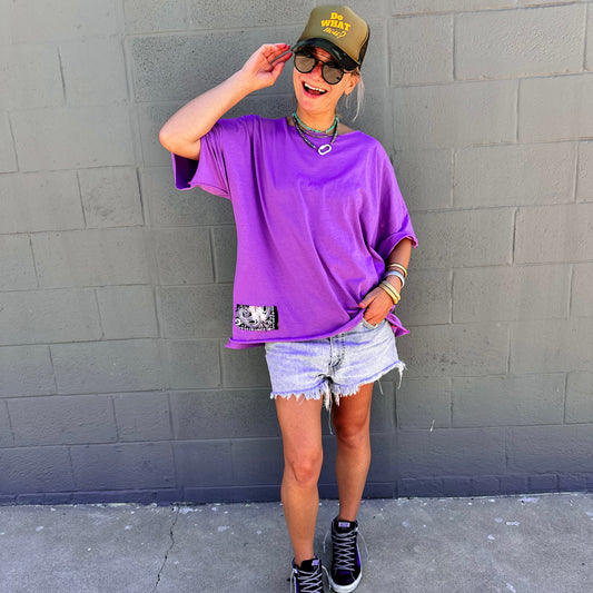 Signature Style Tee — Perfect Purple